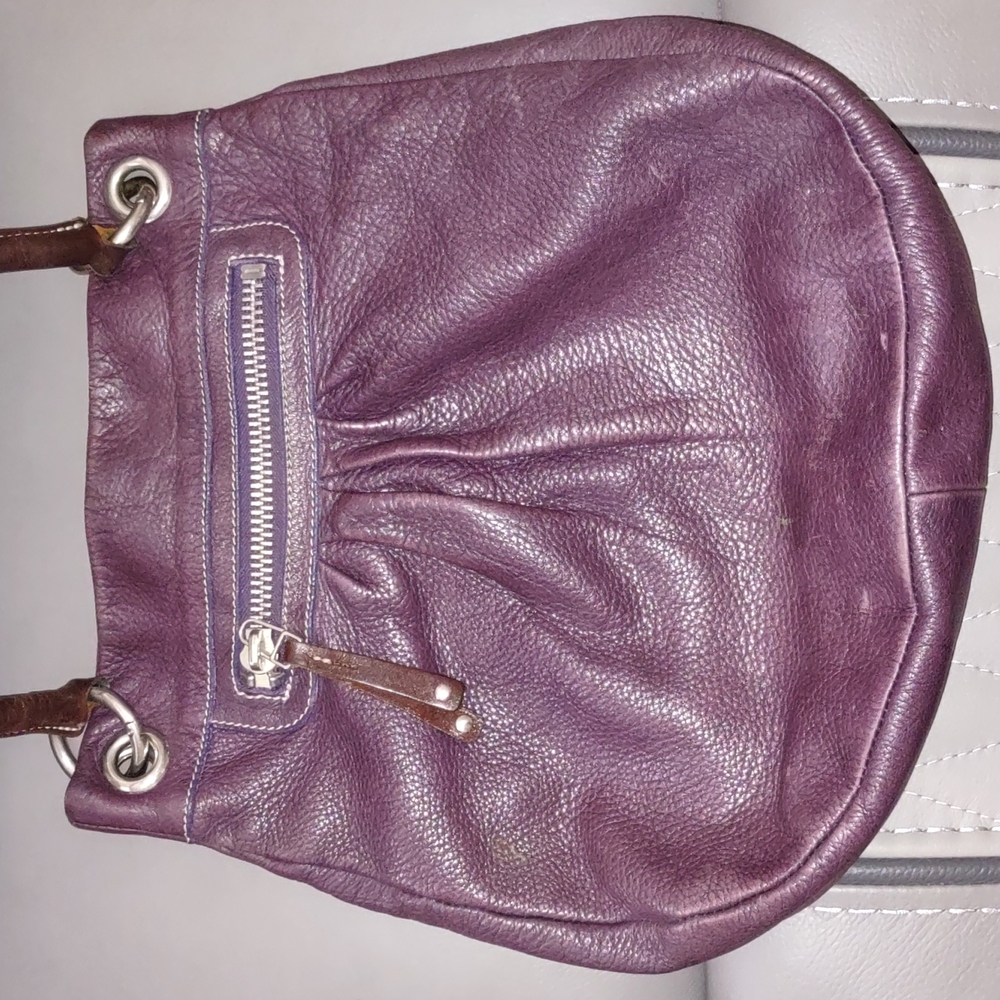 *FINAL PRICE* ROOTS Canada 'Olivia' Pebble Leather Hobo Bag - Picture 2 of 9